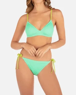 Women Hurley Bikini Bottoms|Bikinis*Solid Scrunch Moderate Tie Side Bottom