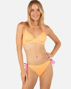 Women Hurley Bikini Tops|Bikinis*Solid Scrunch Soft Cup Bralettte