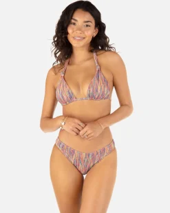 Women Hurley Bikini Bottoms|Bikinis*Spacedye Scrunch Moderate Bottom