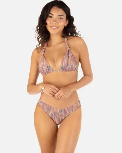 Women Hurley Bikini Tops|Bikinis*Spacedye Scrunch Soft Tie Triangle