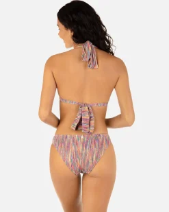 Women Hurley Bikini Tops|Bikinis*Spacedye Scrunch Soft Tie Triangle
