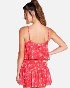Women Hurley Tops & T-Shirts*Star Struck Scoop Front Swing Tank