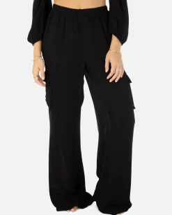 Women Hurley Shorts & Bottoms*Stripe Gauze Cargo Beach Pant