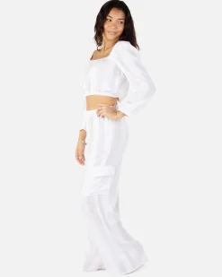Women Hurley Shorts & Bottoms*Stripe Gauze Cargo Beach Pant
