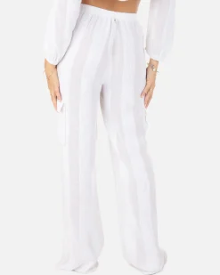 Women Hurley Shorts & Bottoms*Stripe Gauze Cargo Beach Pant