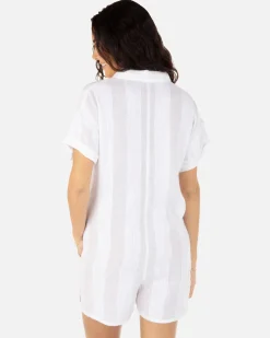 Women Hurley Dresses & Rompers*Stripe Gauze Romper