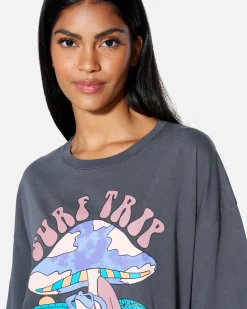 Women Hurley Tops & T-Shirts*Surf Trip Boyfriend Tee