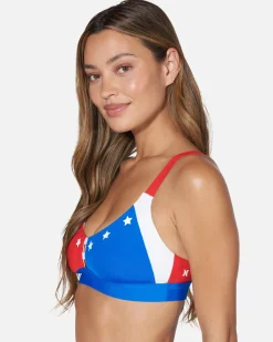 Women Hurley Bikini Tops|Bikinis*Team Moore Tab Scoop Top