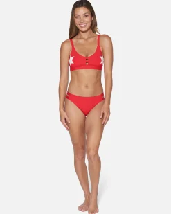 Women Hurley Bikini Tops|Bikinis*Team Moore Tab Scoop Top