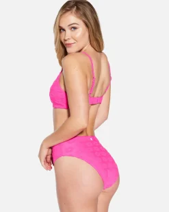 Women Hurley Bikini Bottoms|Bikinis*Terry Pop Moderate High Waist Bottom