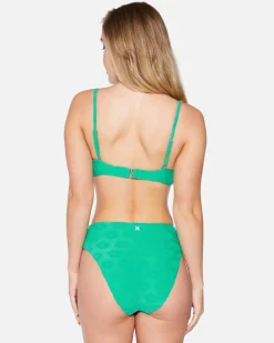 Women Hurley Bikini Bottoms|Bikinis*Terry Pop Moderate High Waist Bottom
