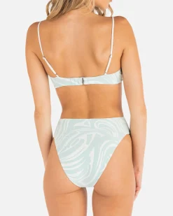 Women Hurley Bikini Bottoms|Bikinis*Wave Runner Moderate High Waist Bottom