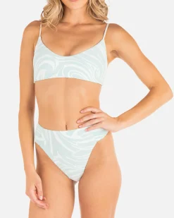 Women Hurley Bikini Bottoms|Bikinis*Wave Runner Moderate High Waist Bottom