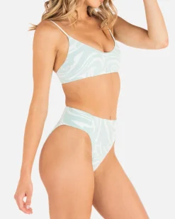 Women Hurley Bikini Bottoms|Bikinis*Wave Runner Moderate High Waist Bottom