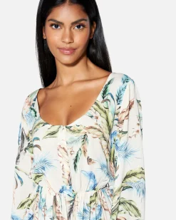 Women Hurley Dresses & Rompers*Wispy Leaves Scoop Mini Dress