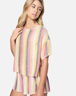 Women Hurley Tops & T-Shirts*Woven Boxy Top